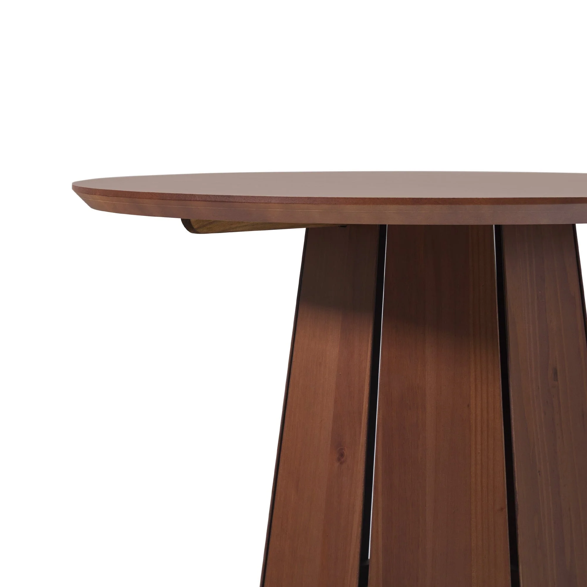 48" Round Solid Wood Pedestal Dining Table - Image 15