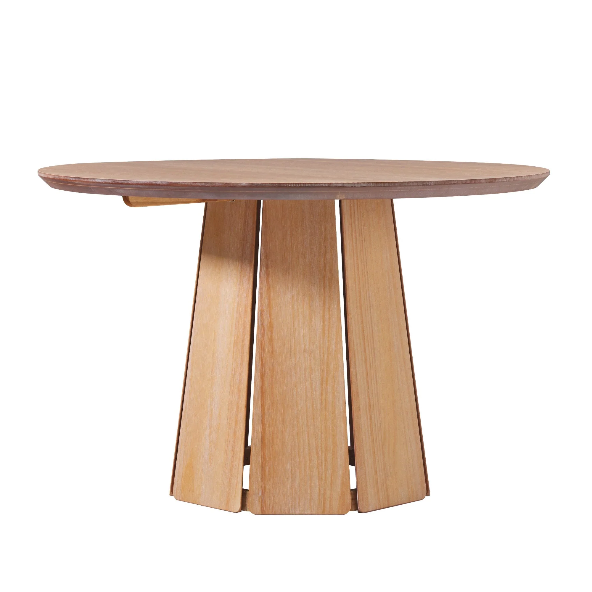 48" Round Solid Wood Pedestal Dining Table - Image 18