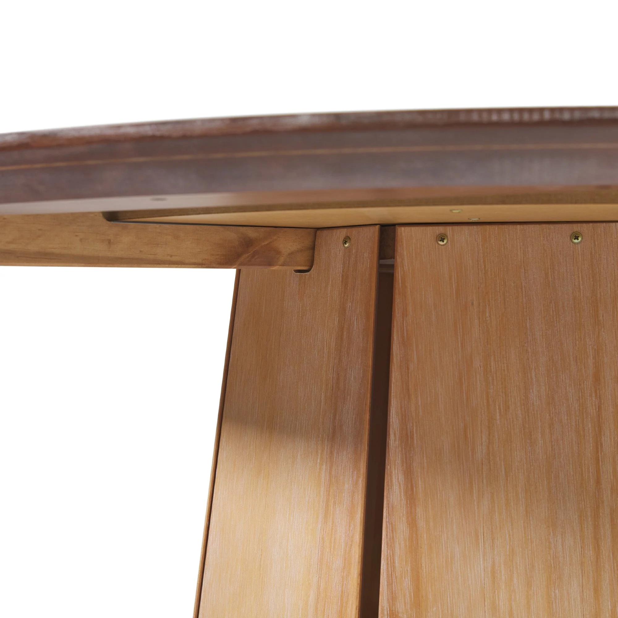 48" Round Solid Wood Pedestal Dining Table - Image 20