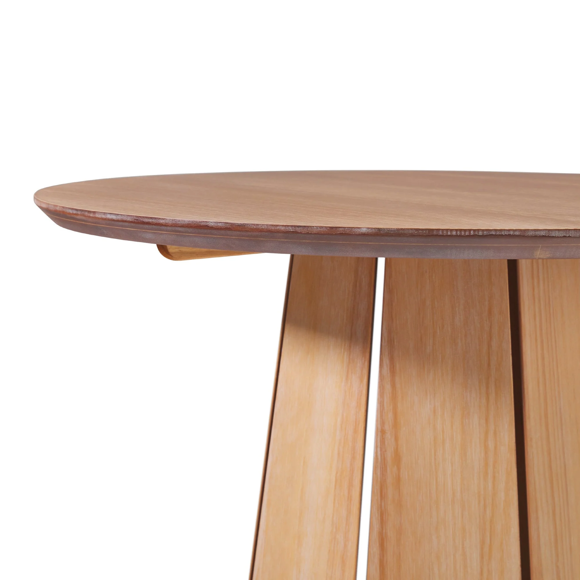 48" Round Solid Wood Pedestal Dining Table - Image 21