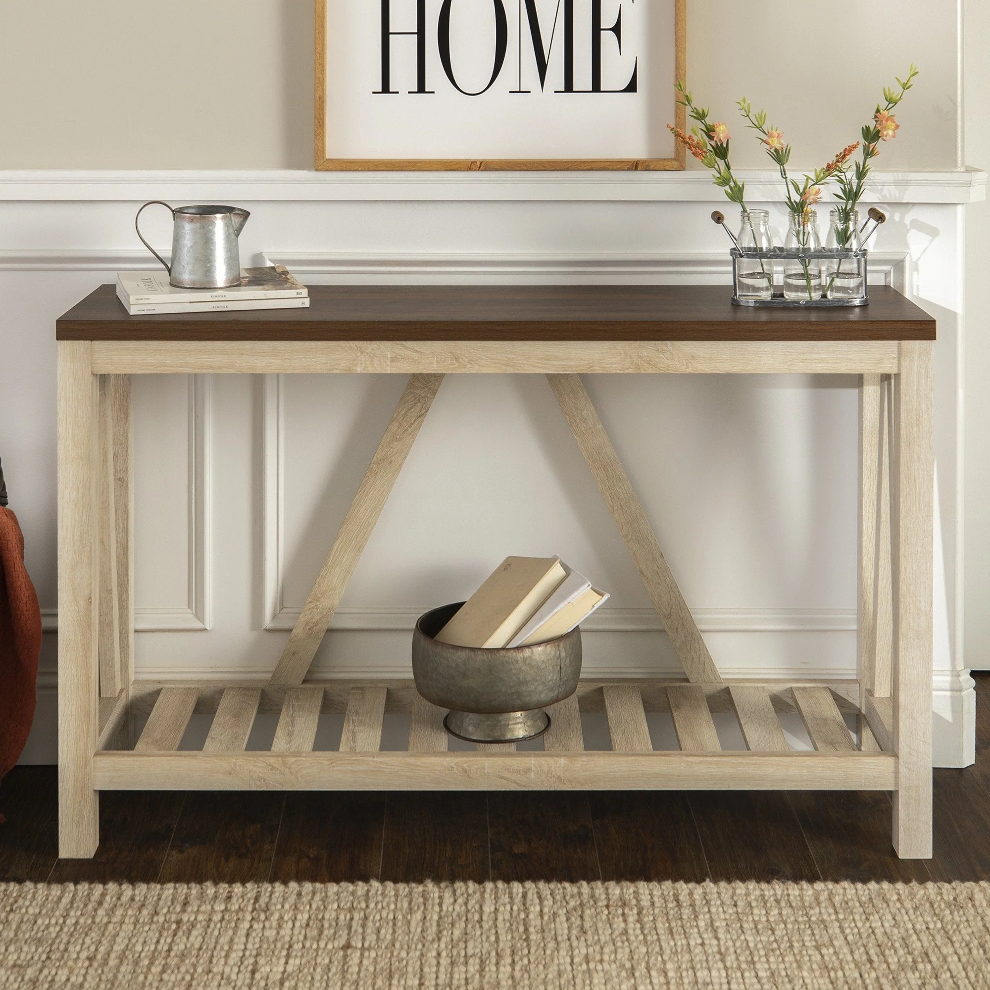 A-Frame Rustic Entry Table - Image 10