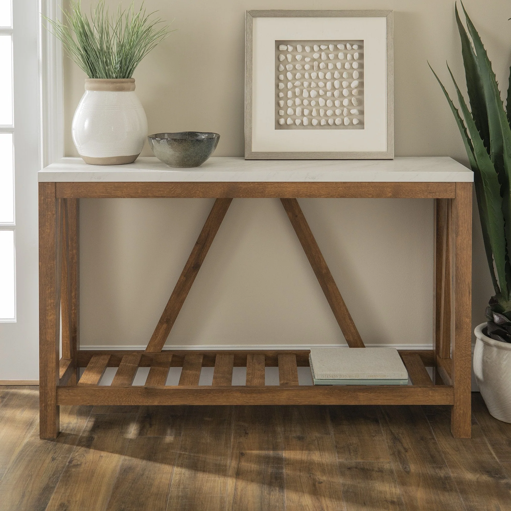A-Frame Rustic Entry Table - Image 5