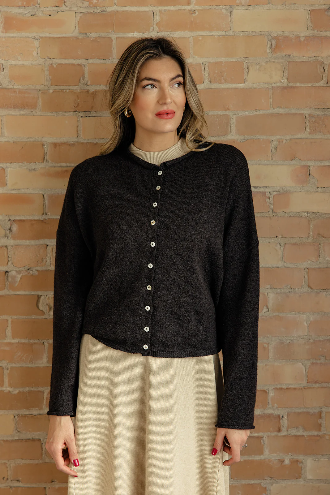 A Single Moment Button Up Cardigan - Image 145