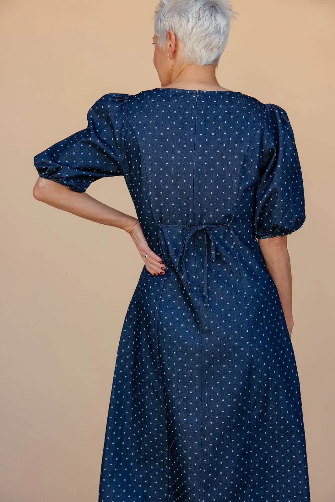 After Dusk Polka Dot Dress - Image 3