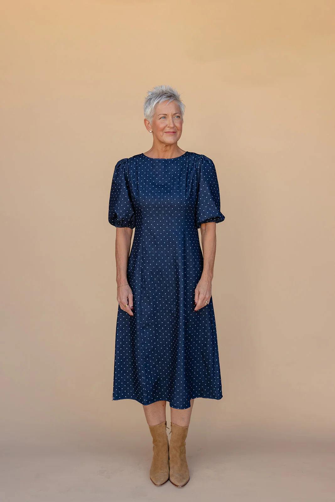 After Dusk Polka Dot Dress - Image 5