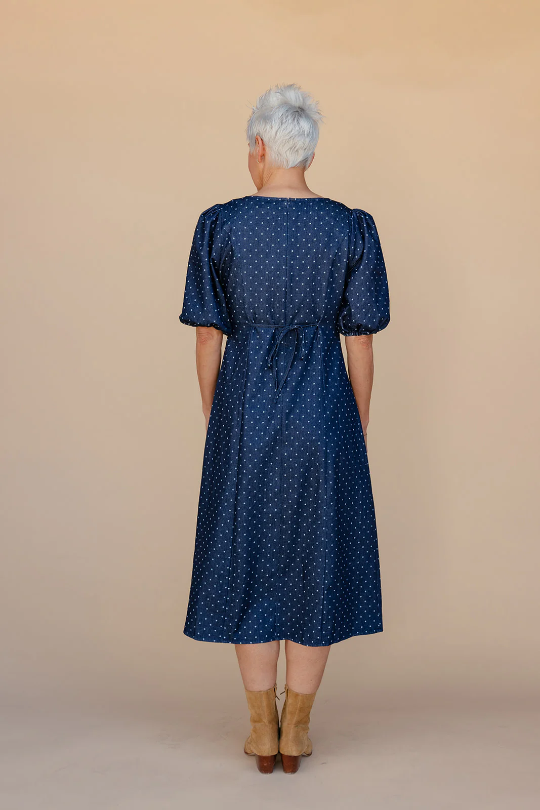 After Dusk Polka Dot Dress - Image 6
