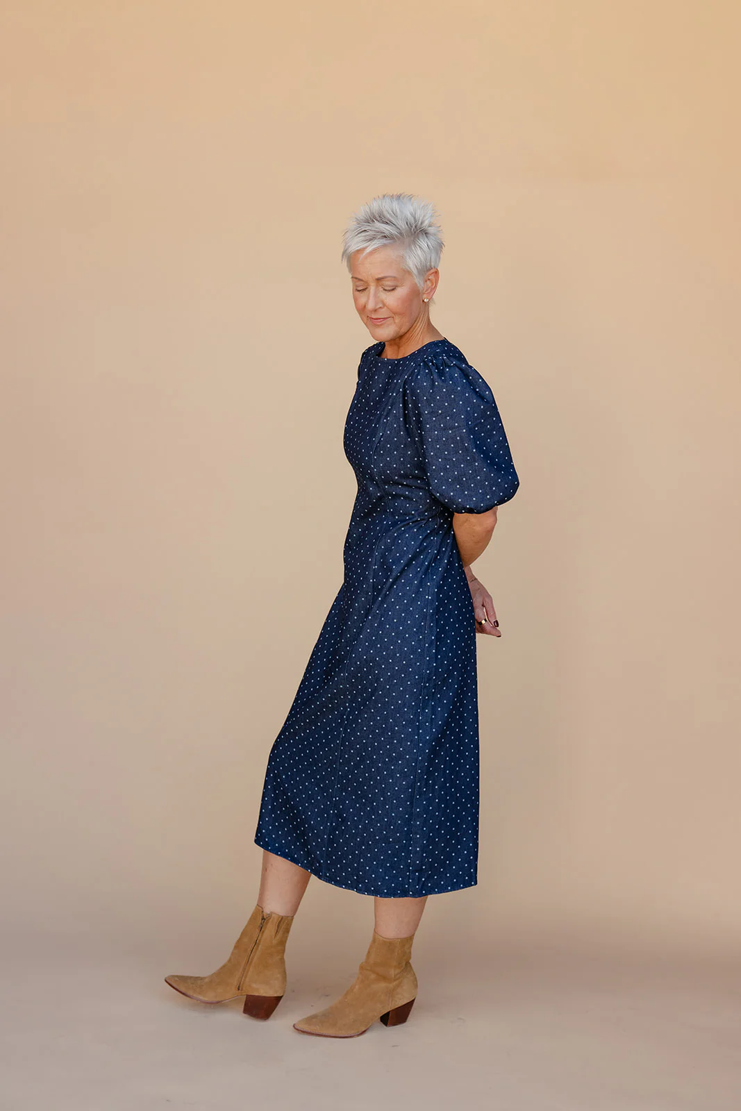 After Dusk Polka Dot Dress - Image 7