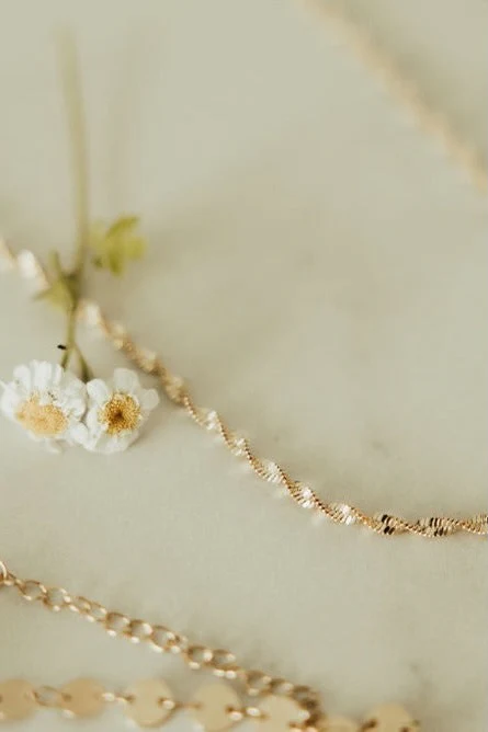 Amelia Gold Filled Twist Necklace - Image 3