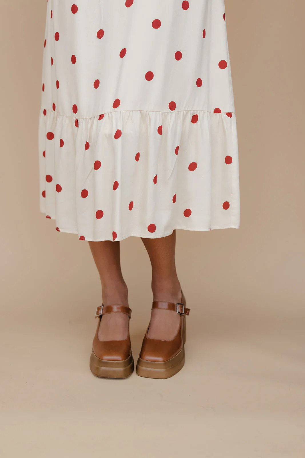 Amelie Polkadot Midi Dress - Image 4