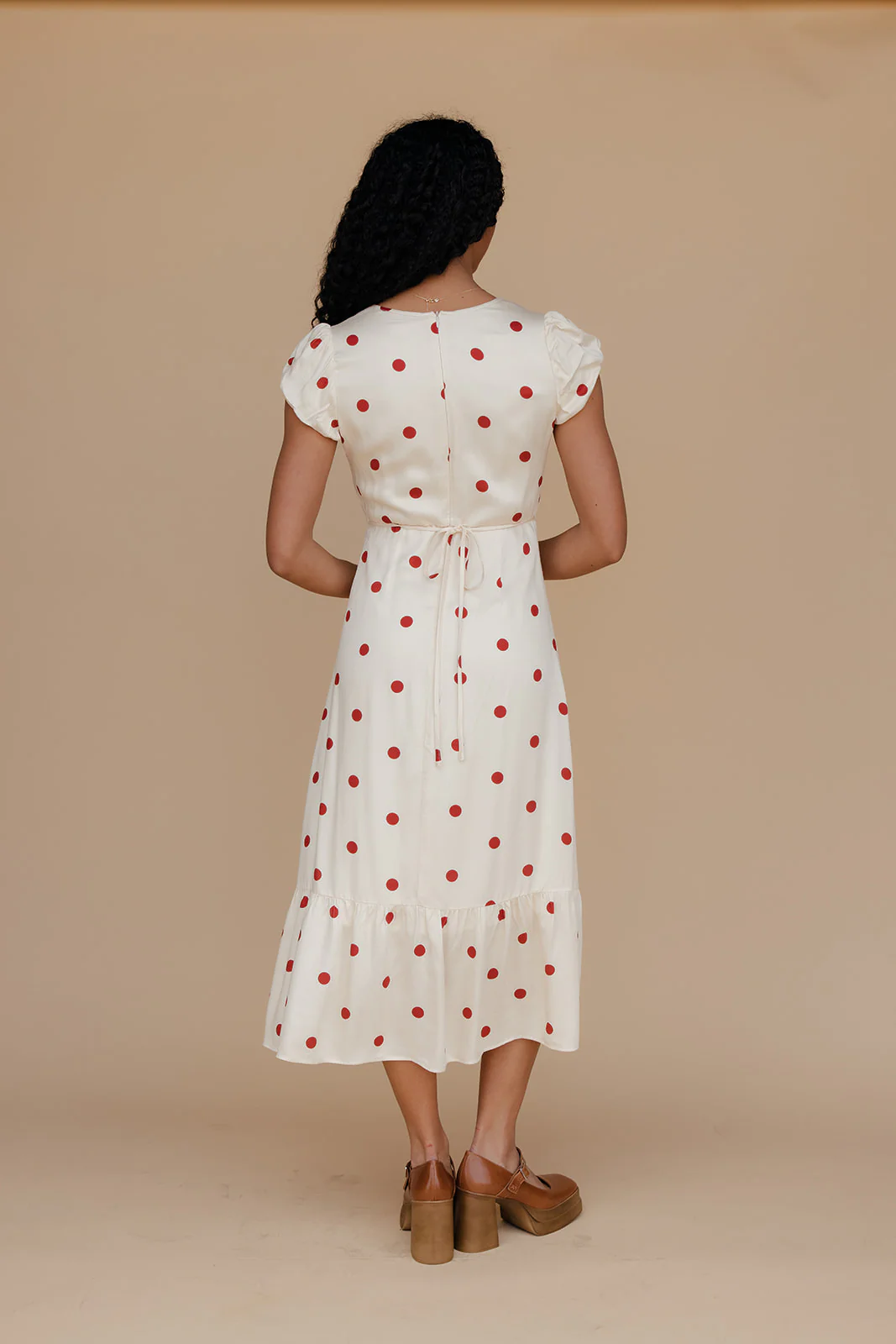 Amelie Polkadot Midi Dress - Image 6