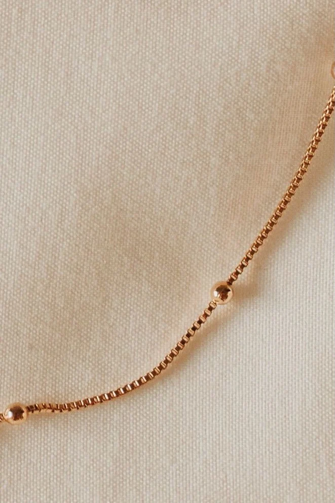 Annie Gold Filled Satellite Necklace - Image 4