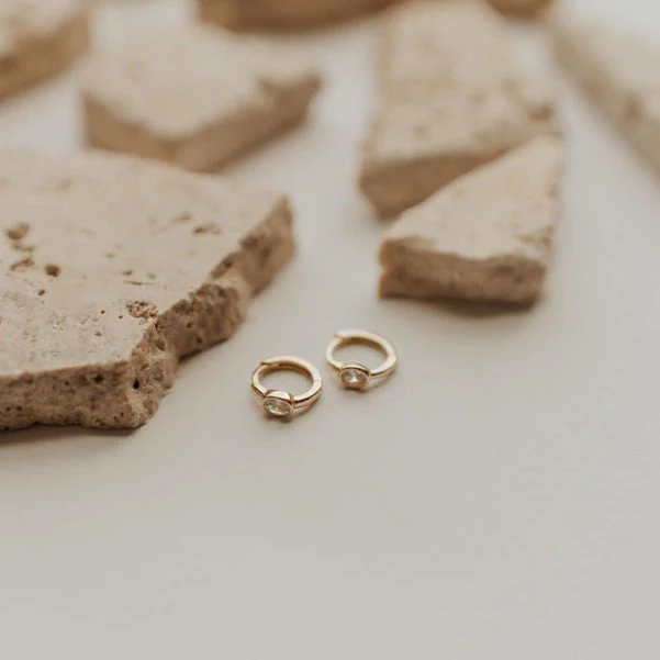 Aspen Diamond Hoops - Image 4