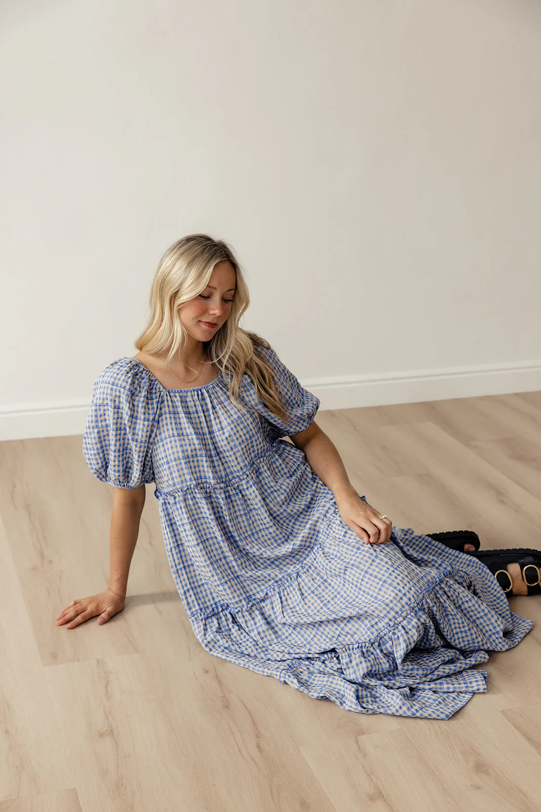 Audie Gingham Tiered Maxi - Image 26