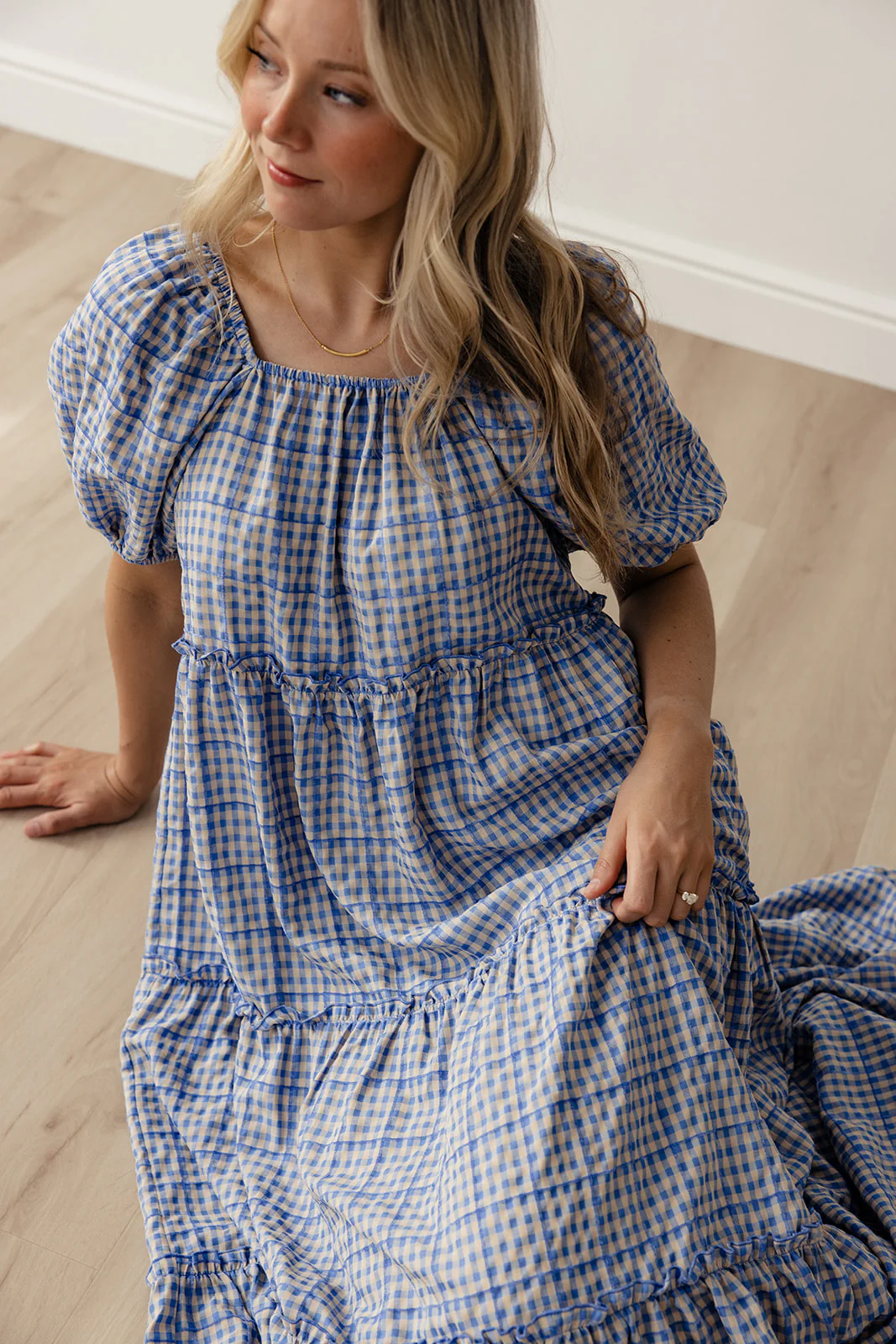 Audie Gingham Tiered Maxi - Image 28