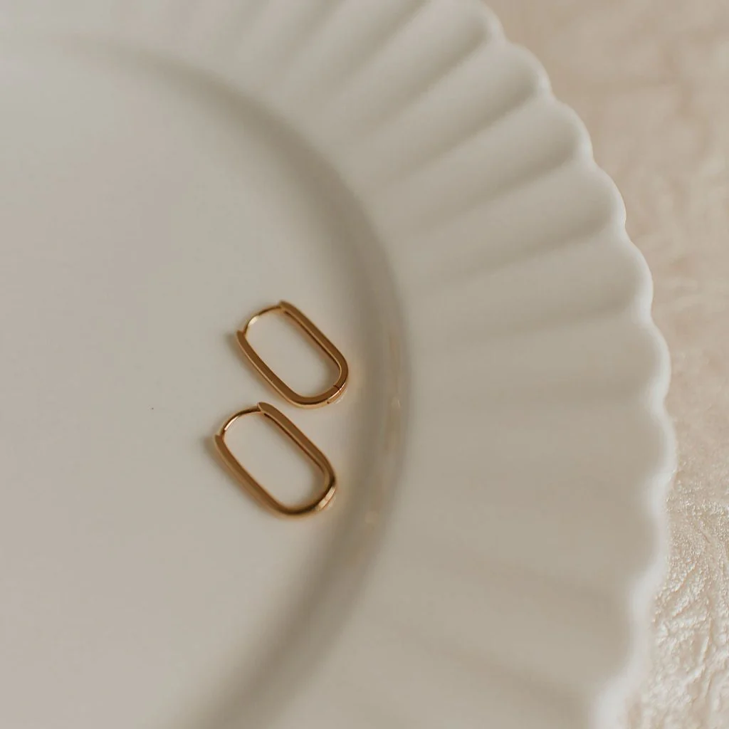 Avery Gold Hoops - Image 3