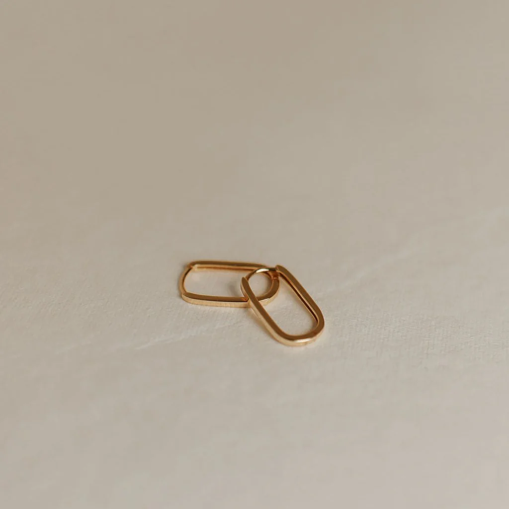 Avery Gold Hoops - Image 4