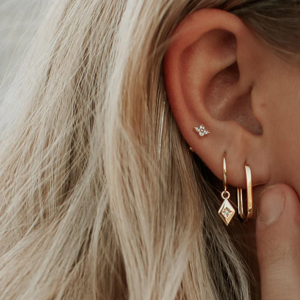 Avery Gold Hoops - Image 5