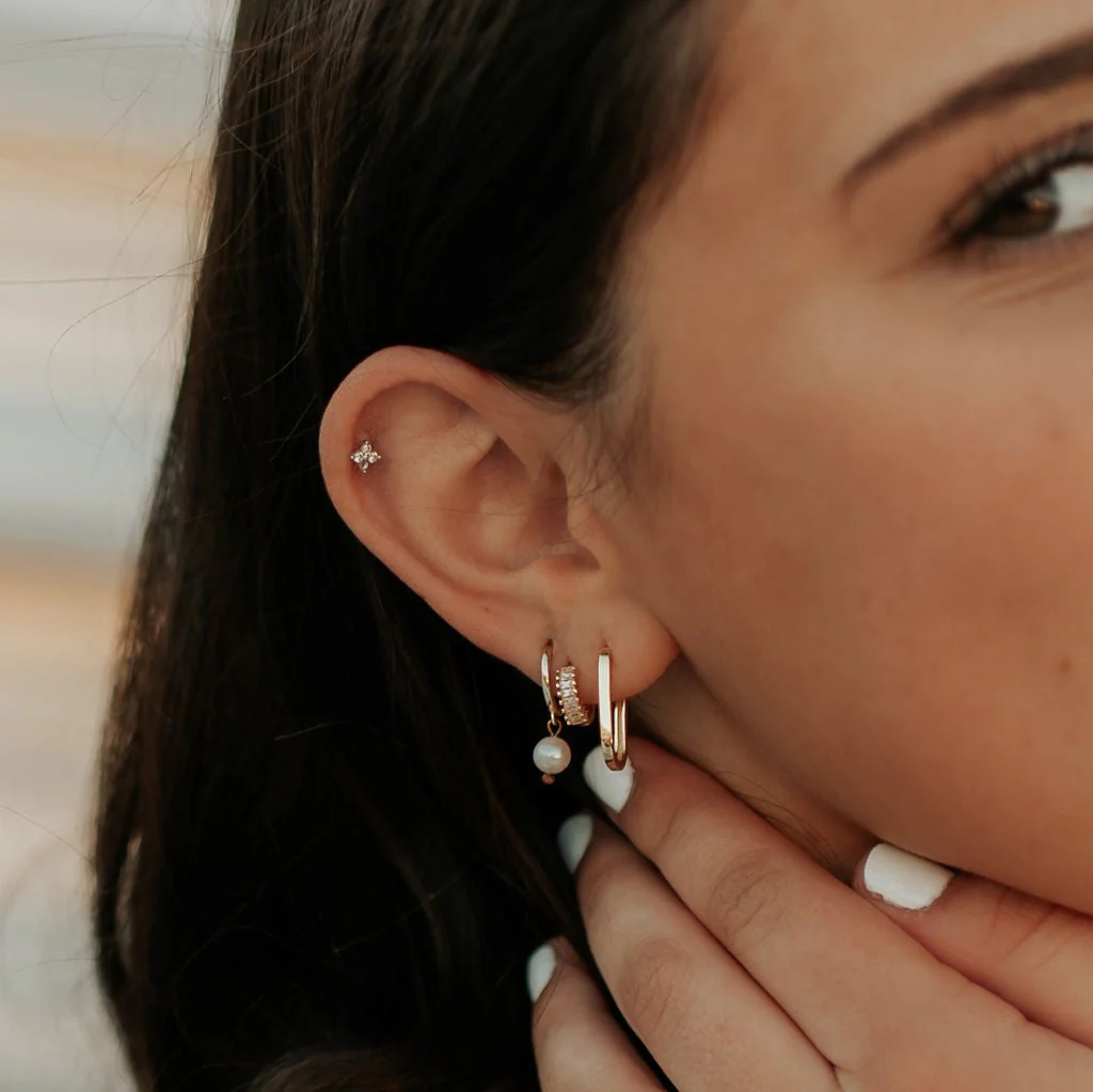 Avery Gold Hoops - Image 7