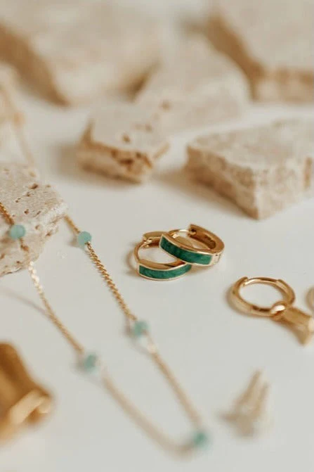 AZ Turquoise Hoops - Image 6