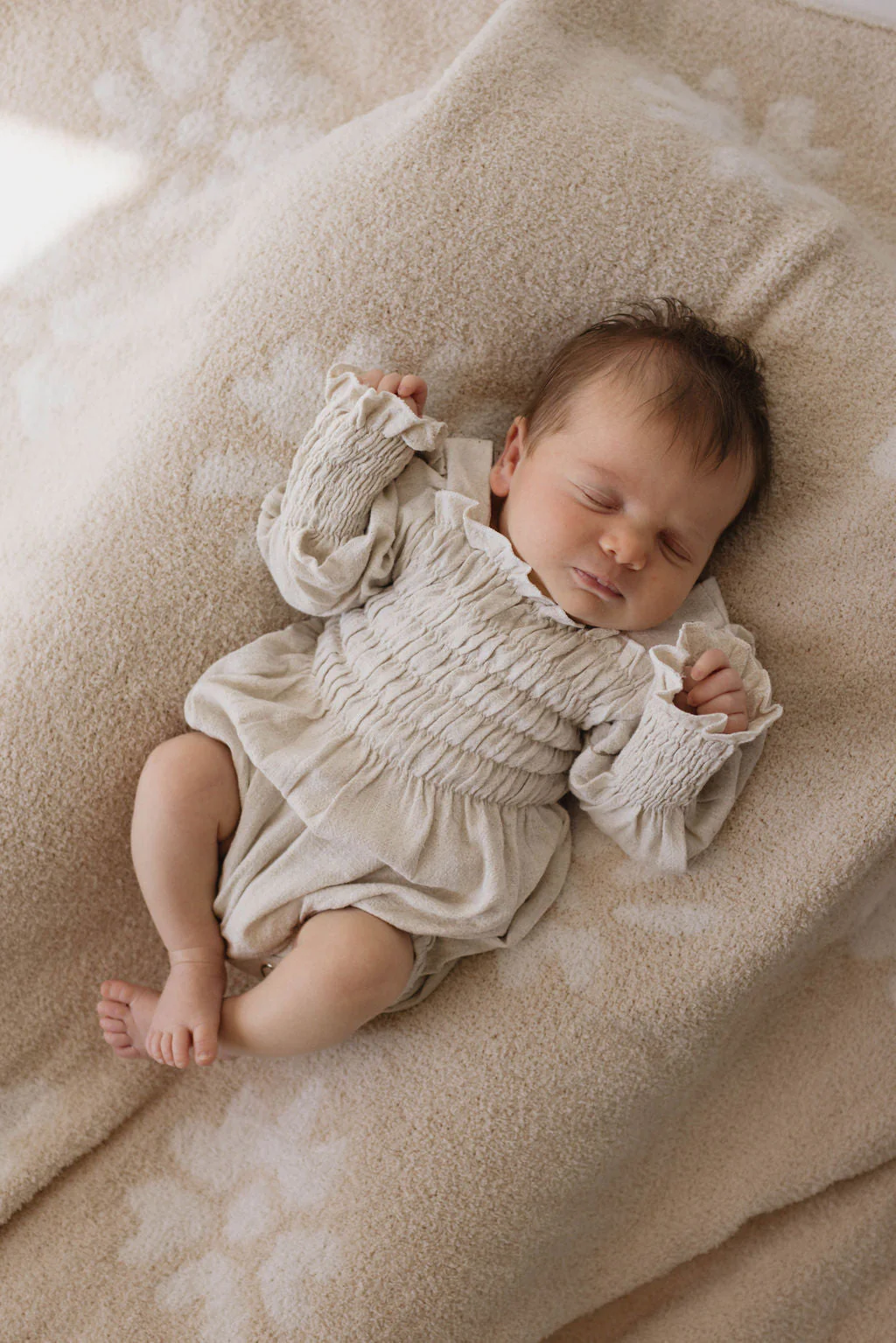 Baby Linen Romper | Flax - Image 2