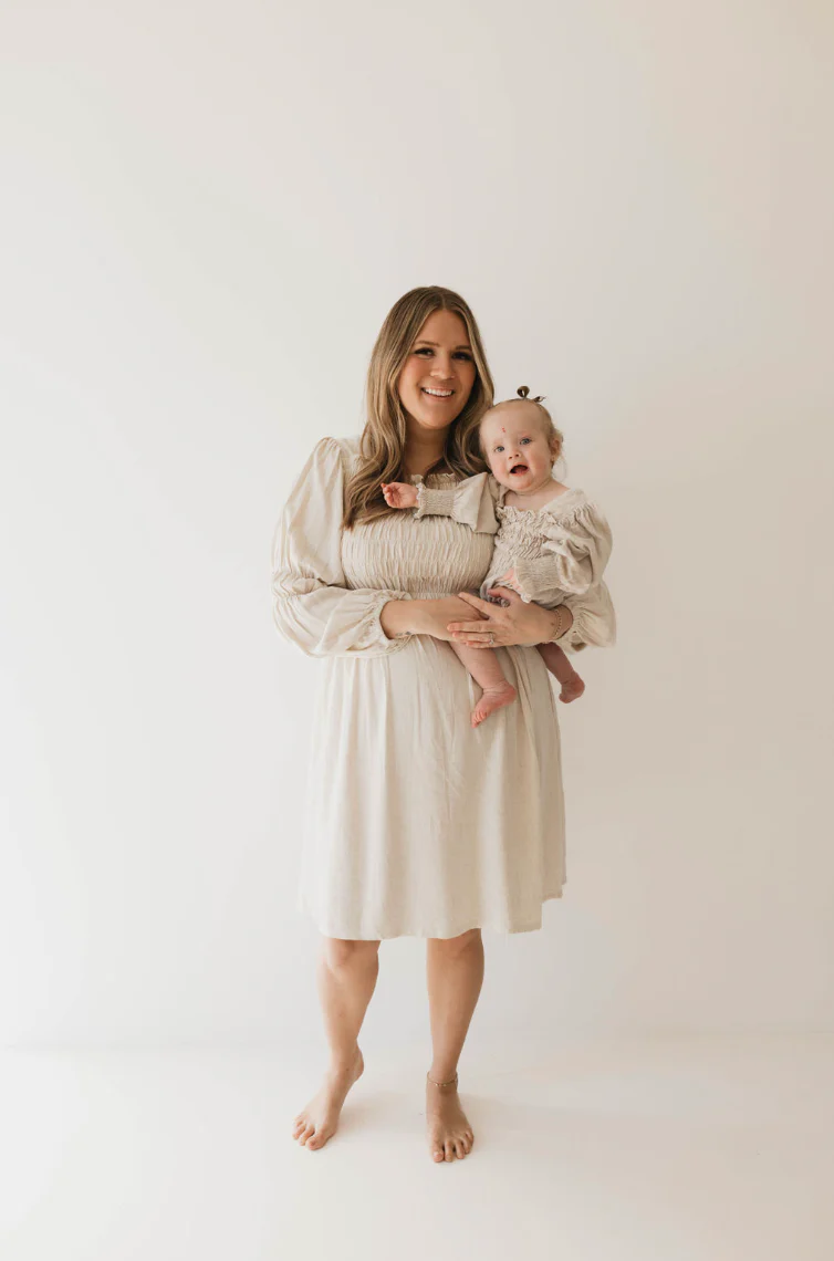 Baby Linen Romper | Flax - Image 7
