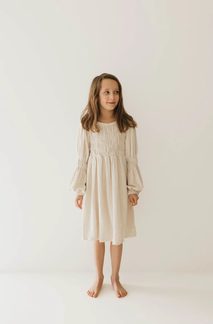 Baby Linen Romper | Flax - Image 8