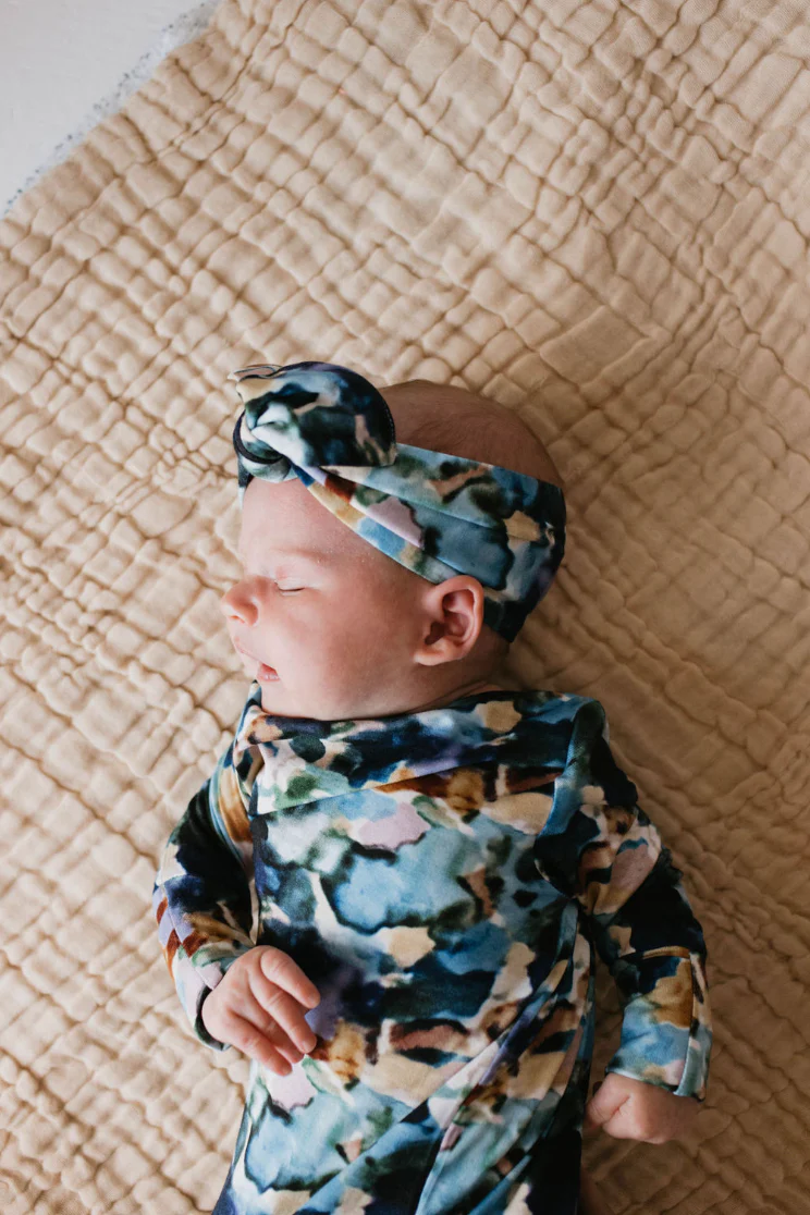Bamboo Knotted Gown | Charli Print - Image 10