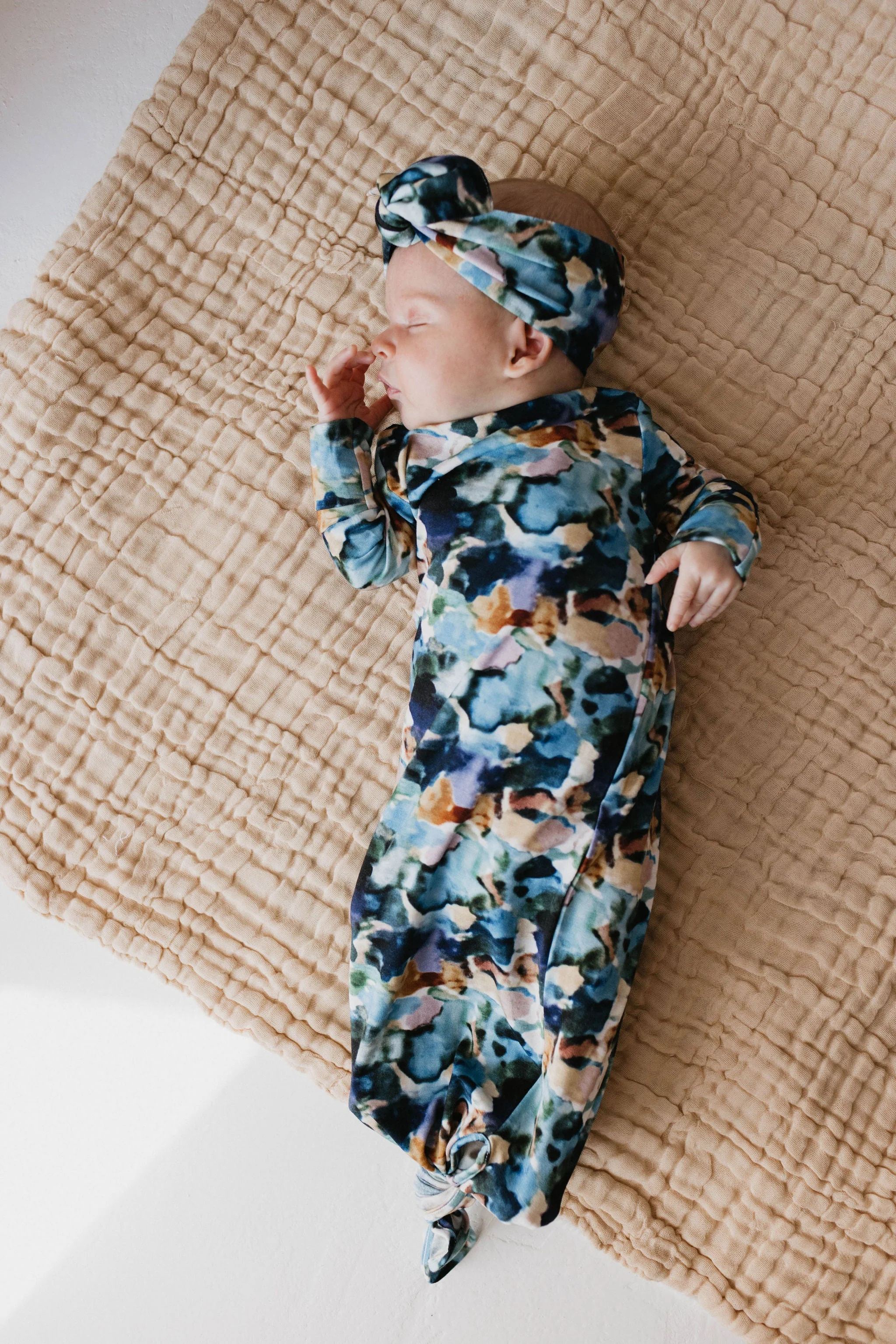 Bamboo Knotted Gown | Charli Print - Image 7