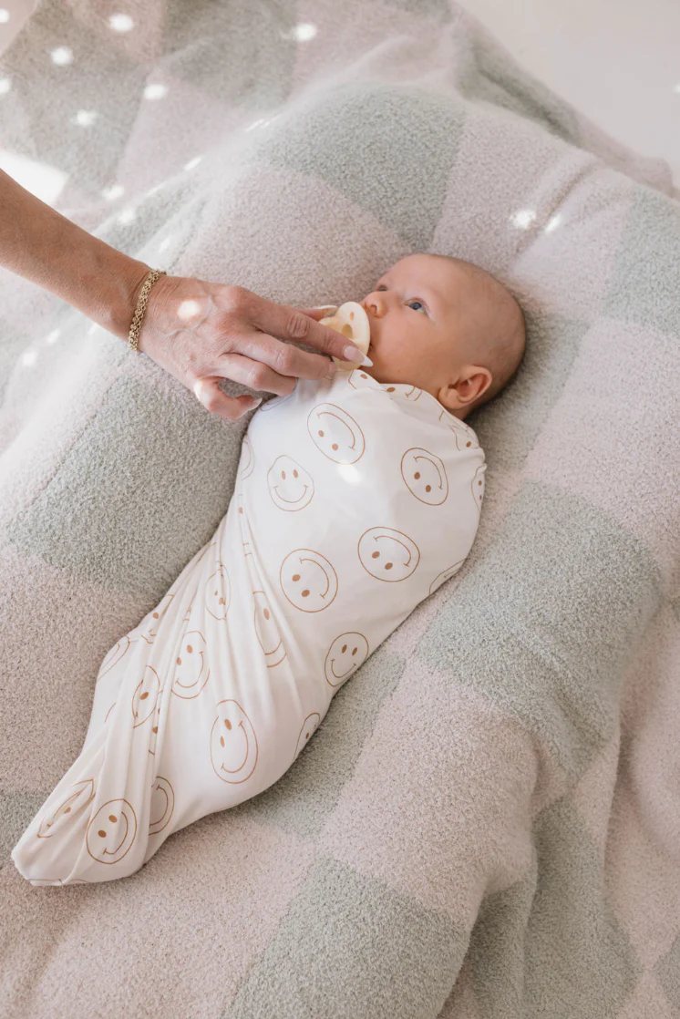 Bamboo Swaddle | Just Smile - Image 6