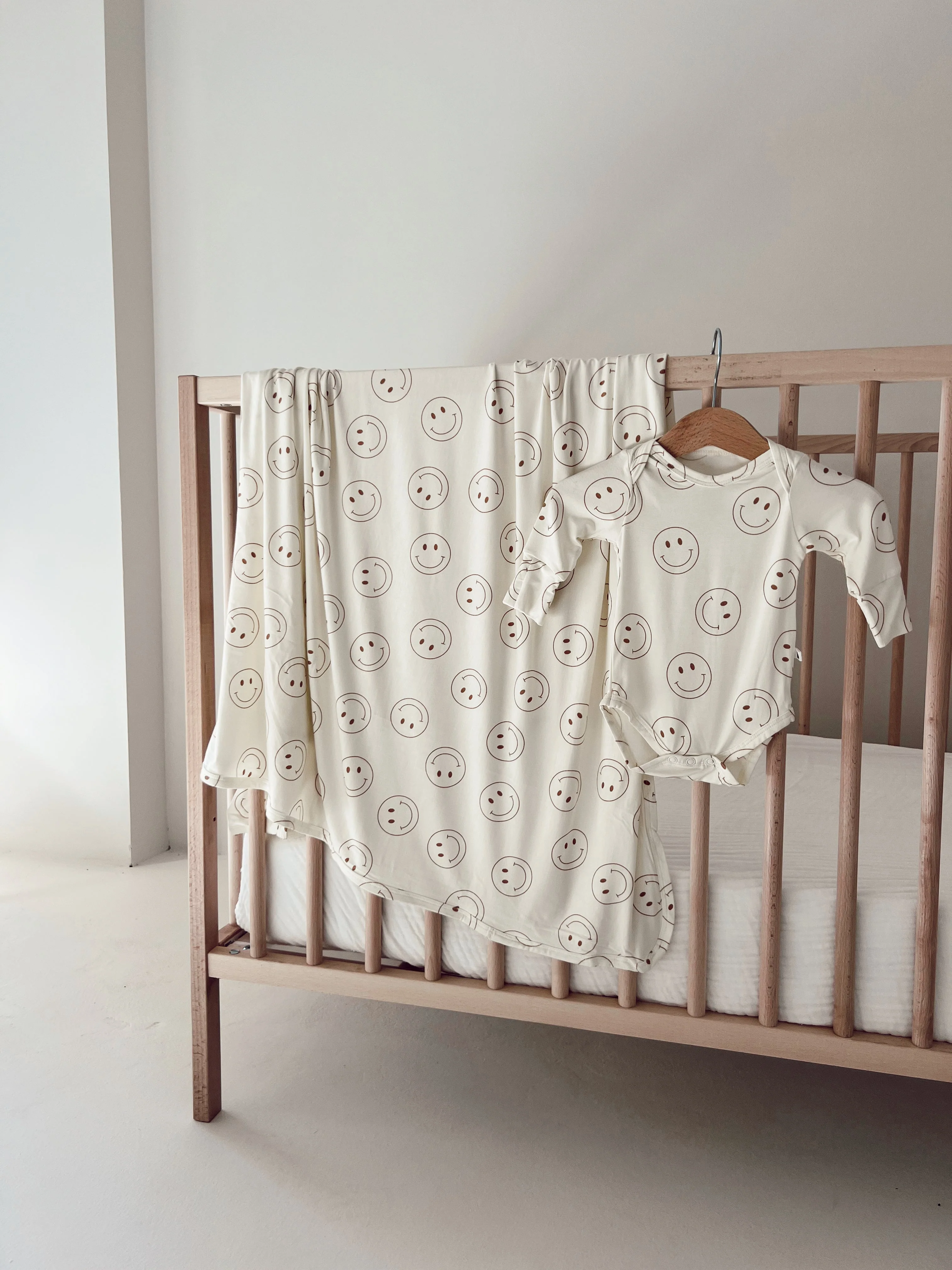 Bamboo Swaddle | Just Smile - Image 7
