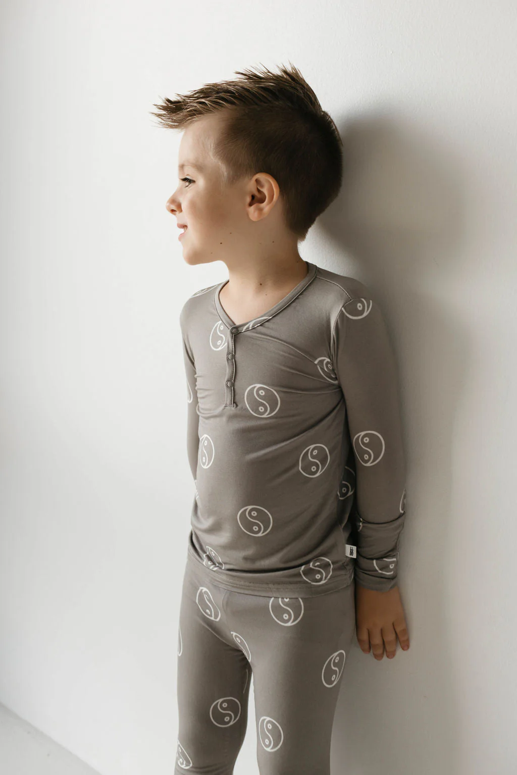 Bamboo Two Piece Pajamas | Sage Yin Yang - Image 4
