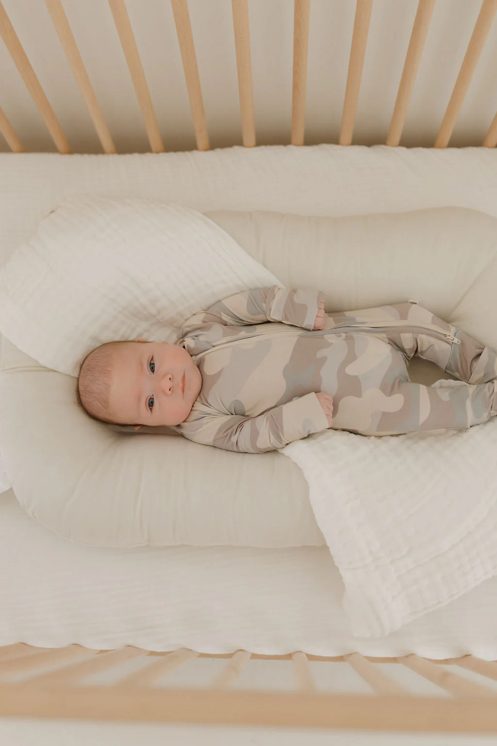 Bamboo Zip Pajamas | Camo - Image 15
