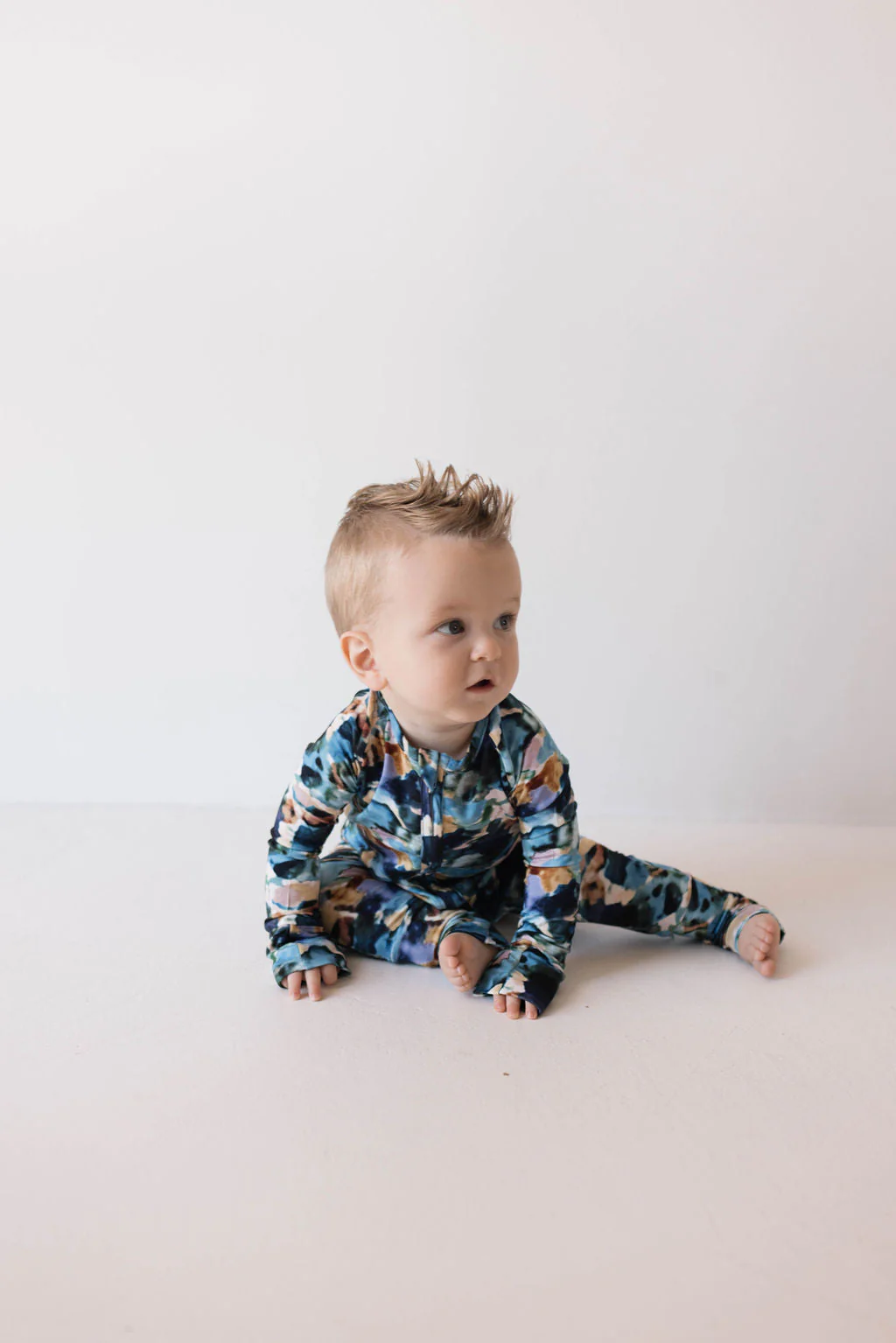 Bamboo Zip Pajamas | Charli Print - Image 15