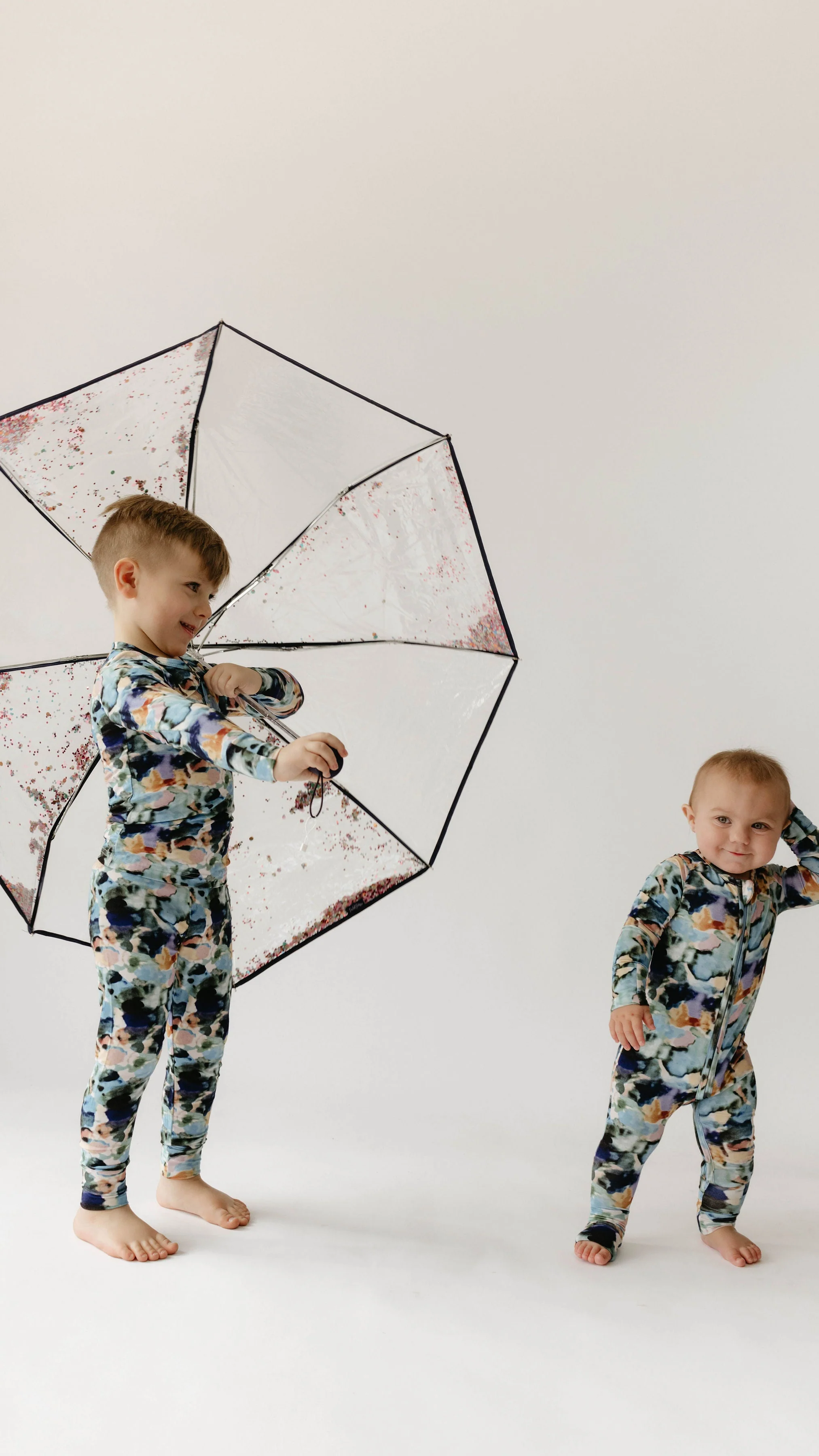 Bamboo Zip Pajamas | Charli Print - Image 8