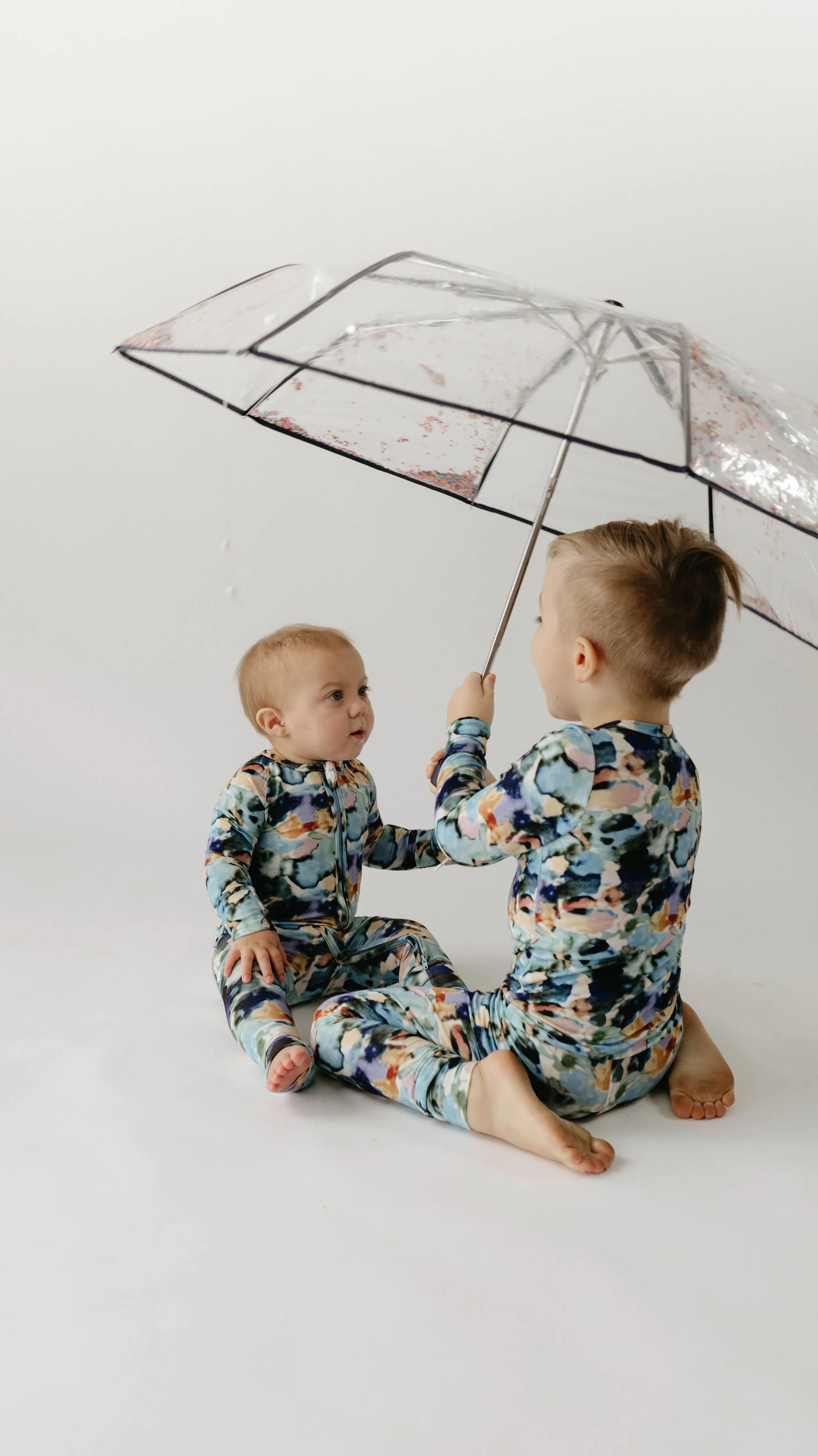 Bamboo Zip Pajamas | Charli Print - Image 9