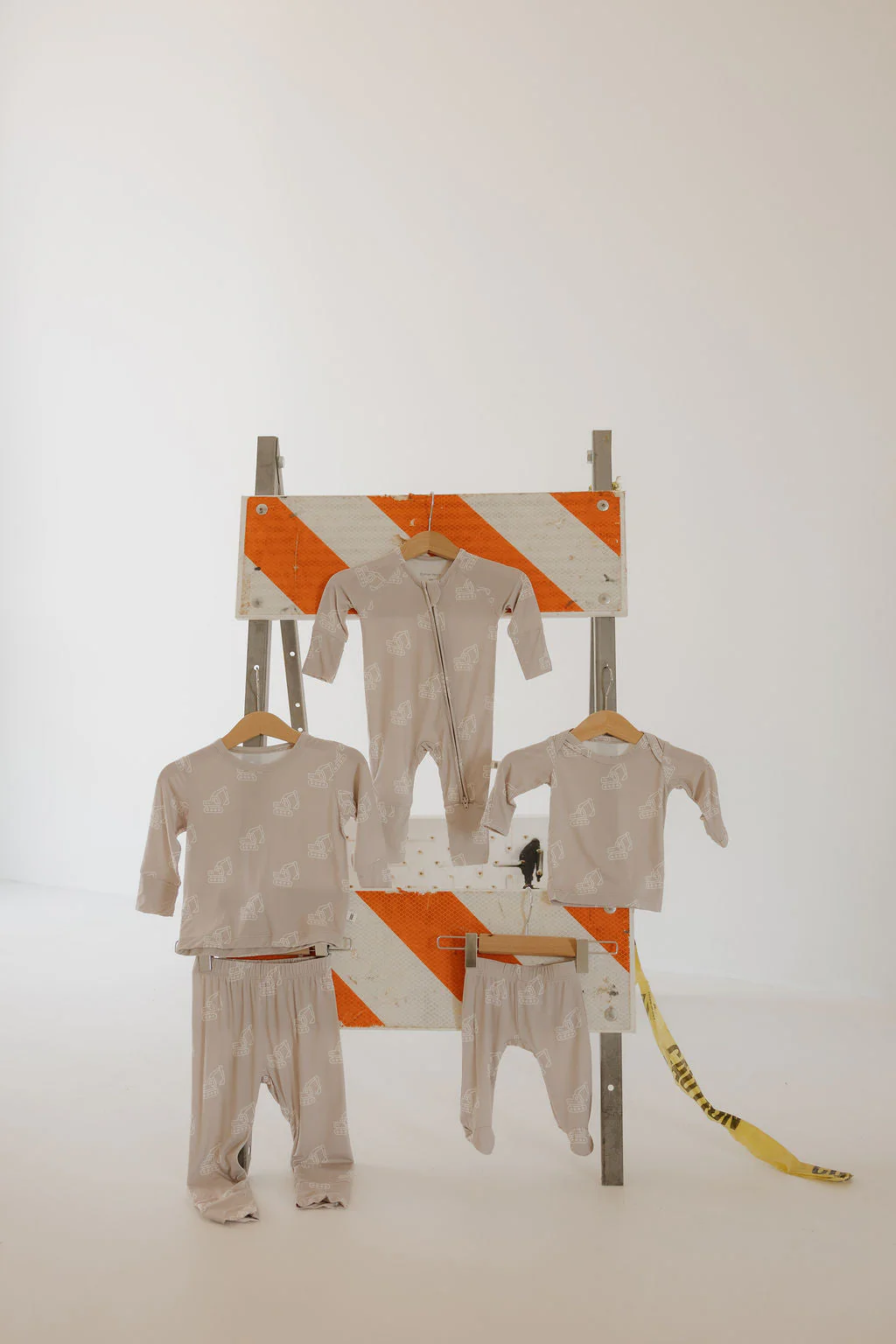 Bamboo Zip Pajamas | Excavator - Image 2
