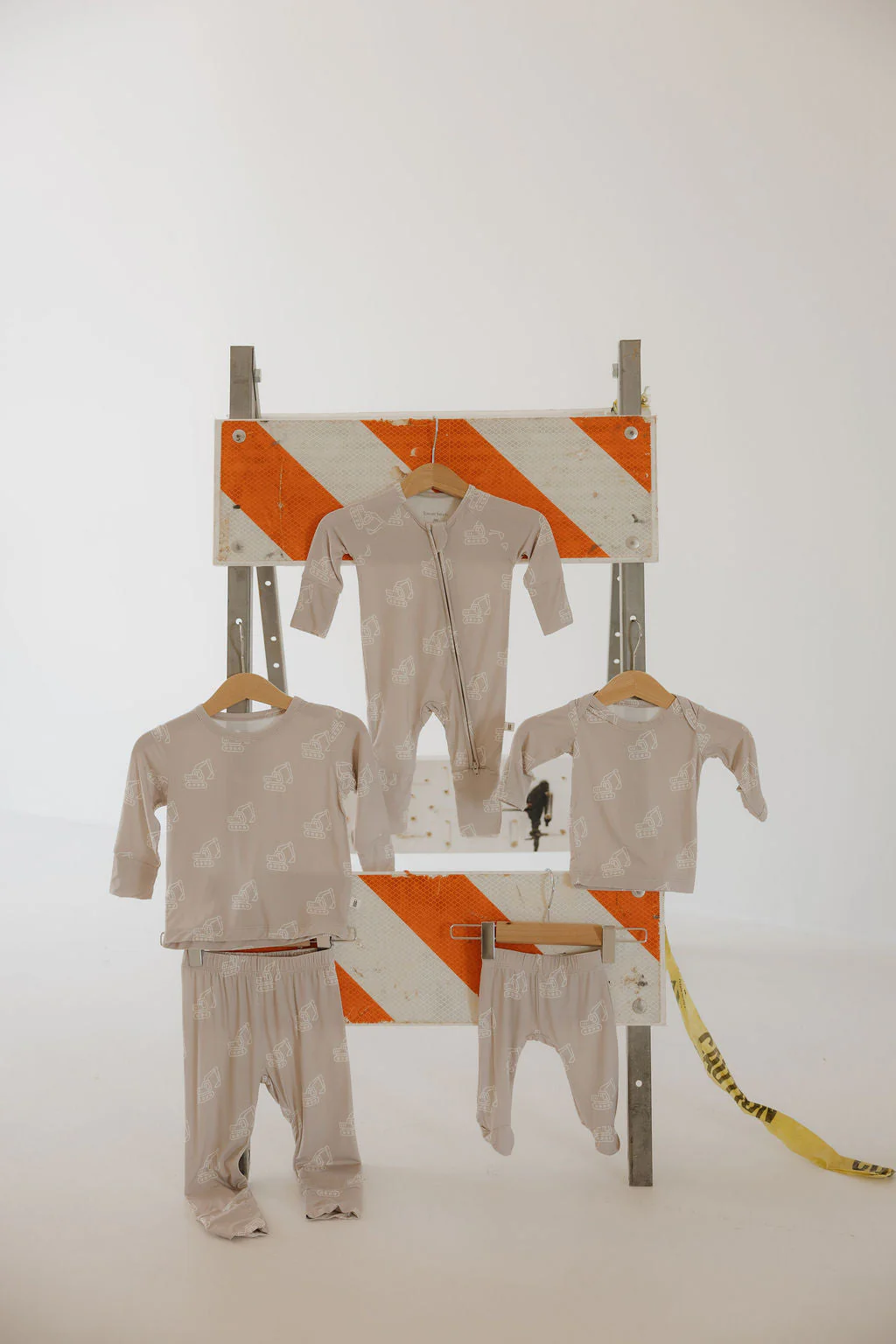 Bamboo Zip Pajamas | Excavator - Image 8