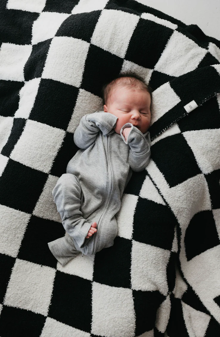 Bamboo Zip Pajamas | Ribbed Grey - Image 2