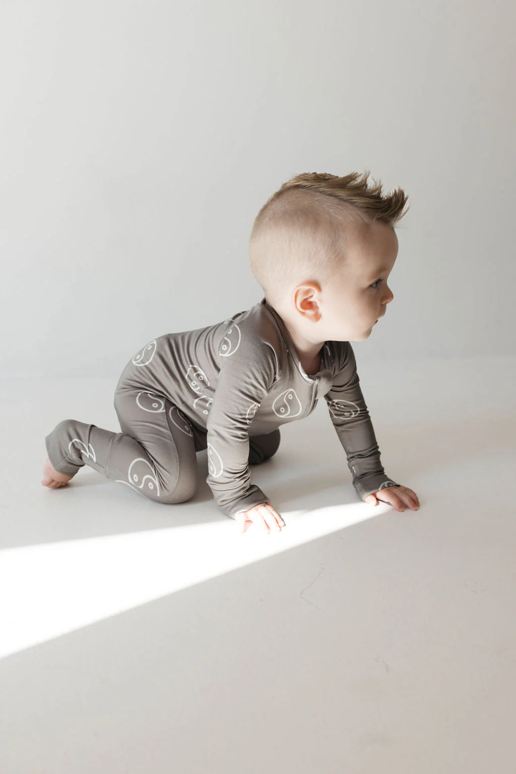 Bamboo Zip Pajamas | Sage Yin Yang - Image 4