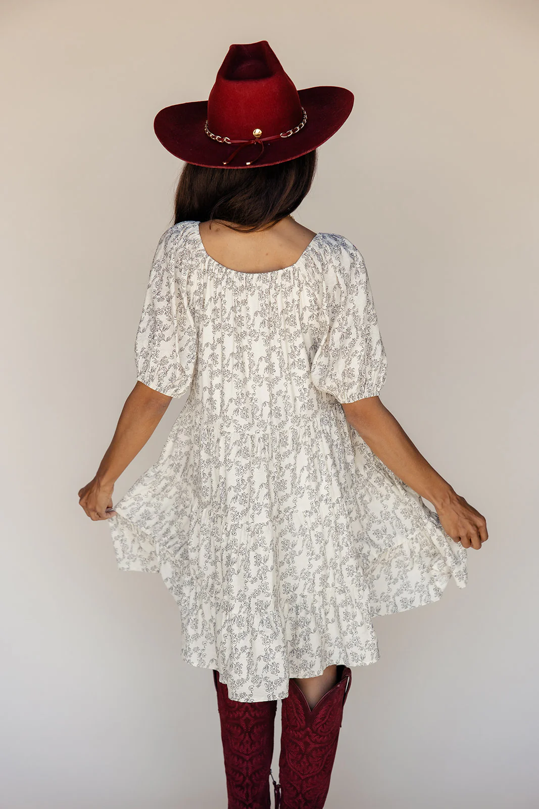 Before Dusk Puff Sleeve Dress - Image 5