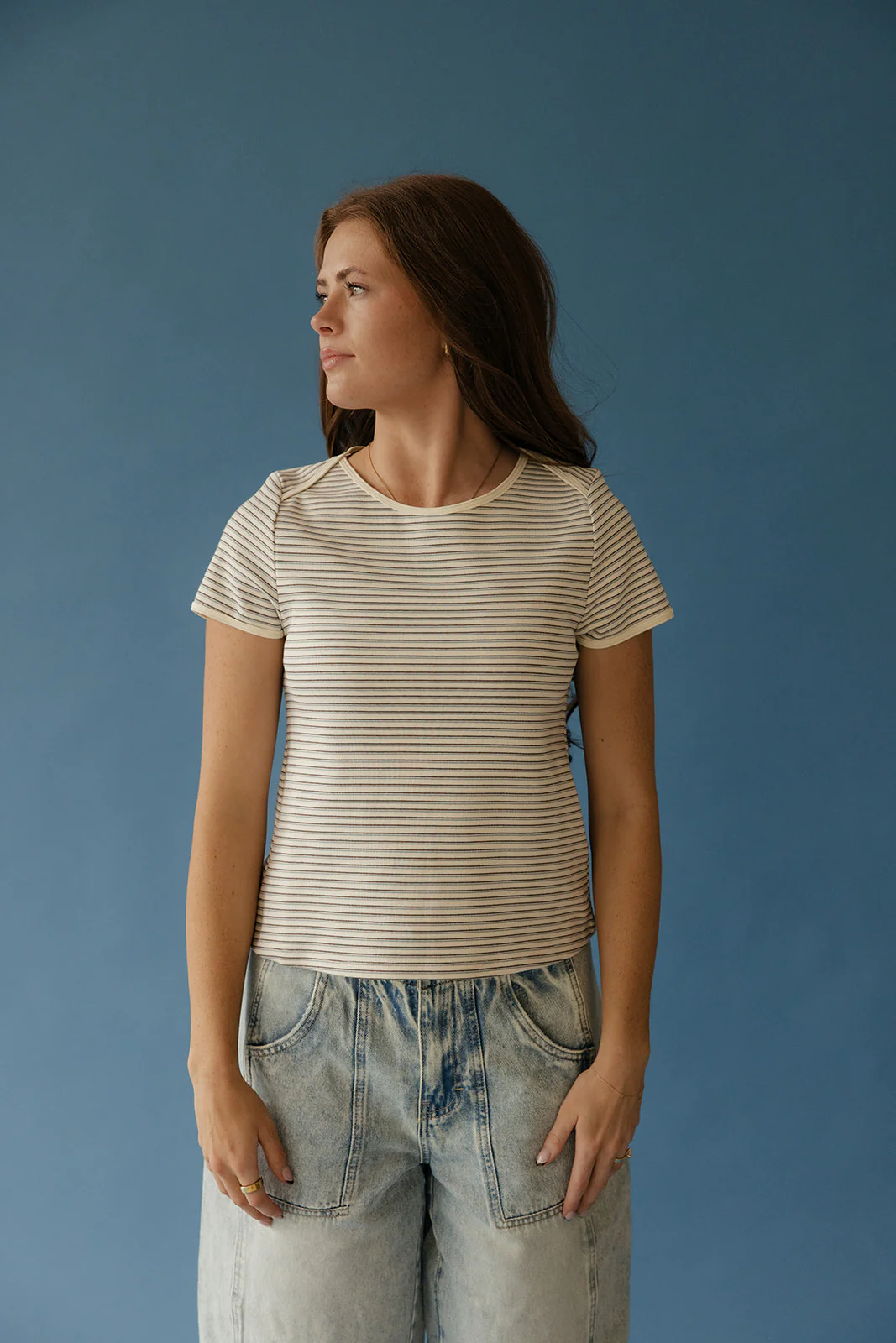 Better Than Basic Stripe Tee - Image 3