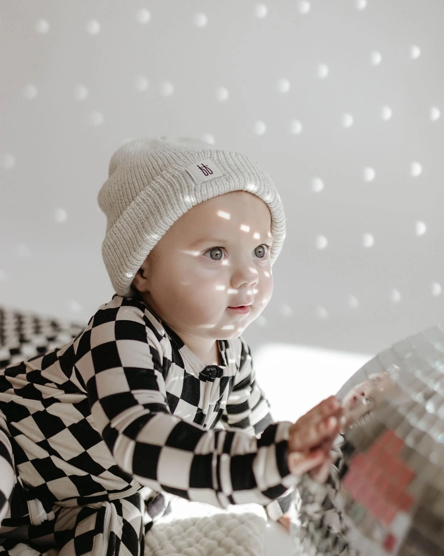 Black Checker | Bamboo Zip Pajamas - Image 4