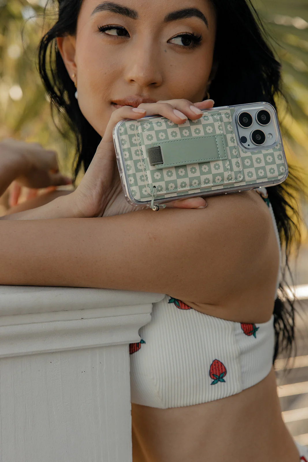 Blooming Check Magnetic Case - Image 7