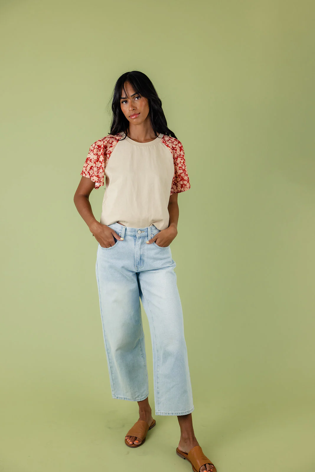 Blooming Flutter Sleeve Blouse - Image 3