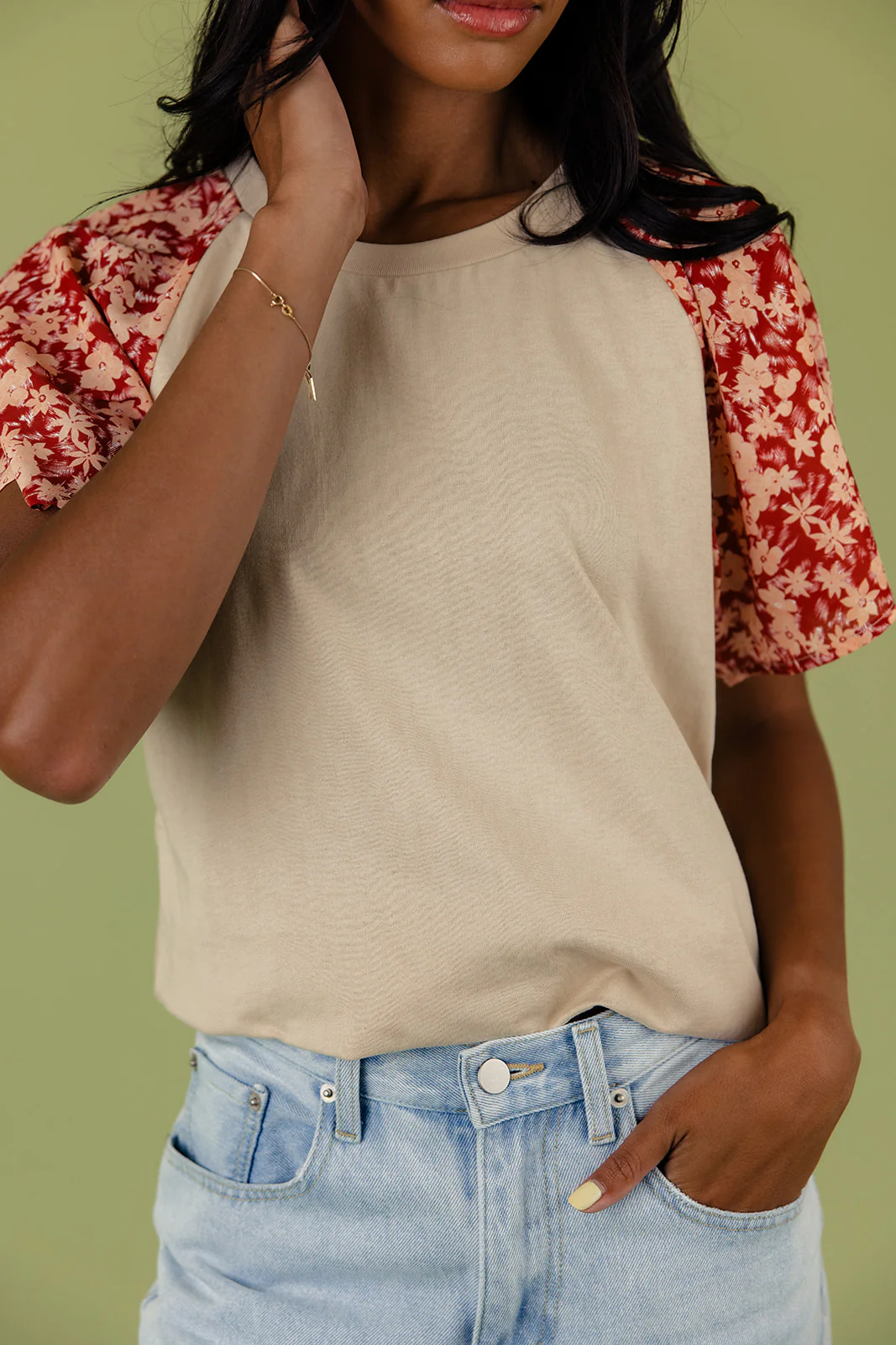 Blooming Flutter Sleeve Blouse - Image 7