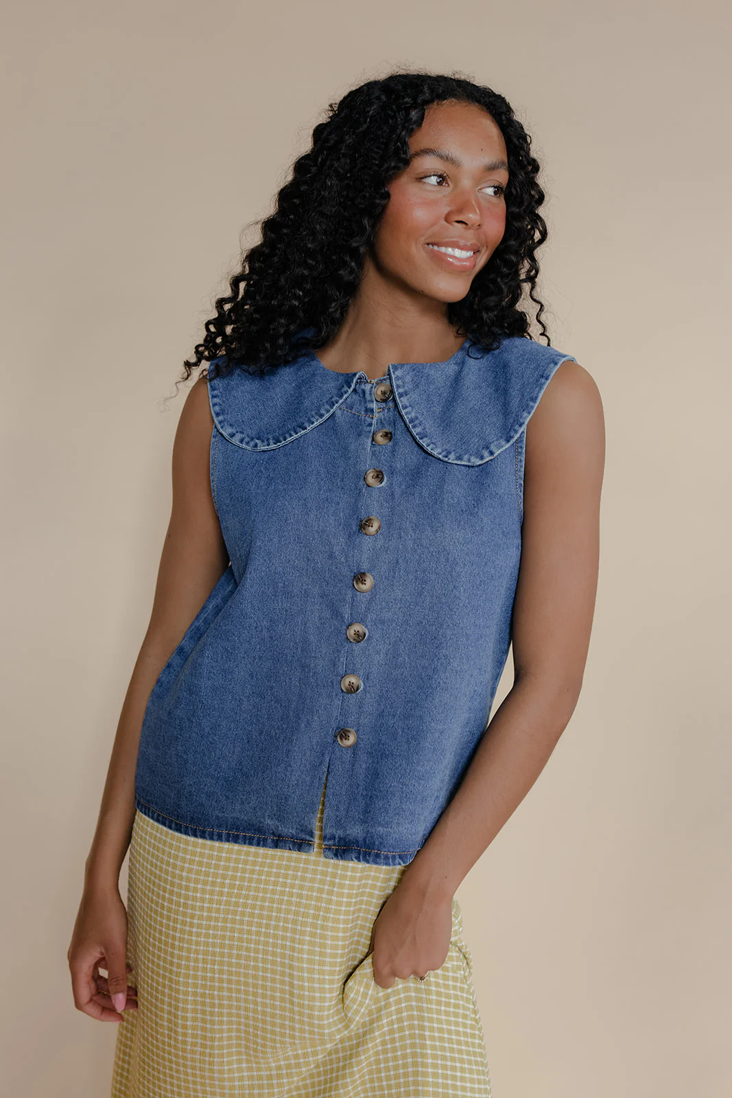 Blue Jay Collared Blouse - Image 2