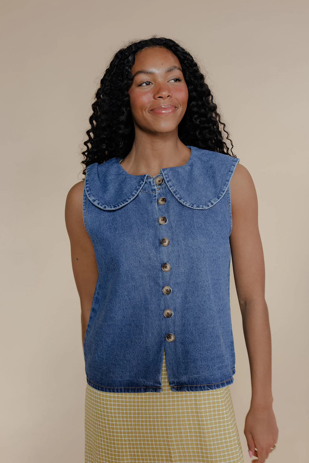 Blue Jay Collared Blouse - Image 4