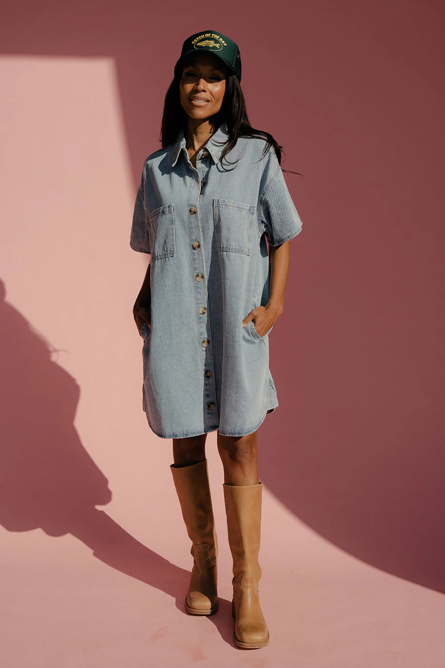 Blueberry Pie Denim Dress - Image 5