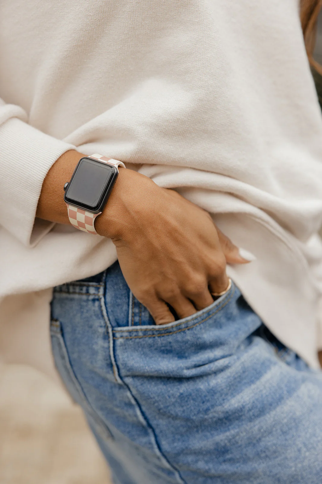 Blush Check Apple Watch Band - Image 5