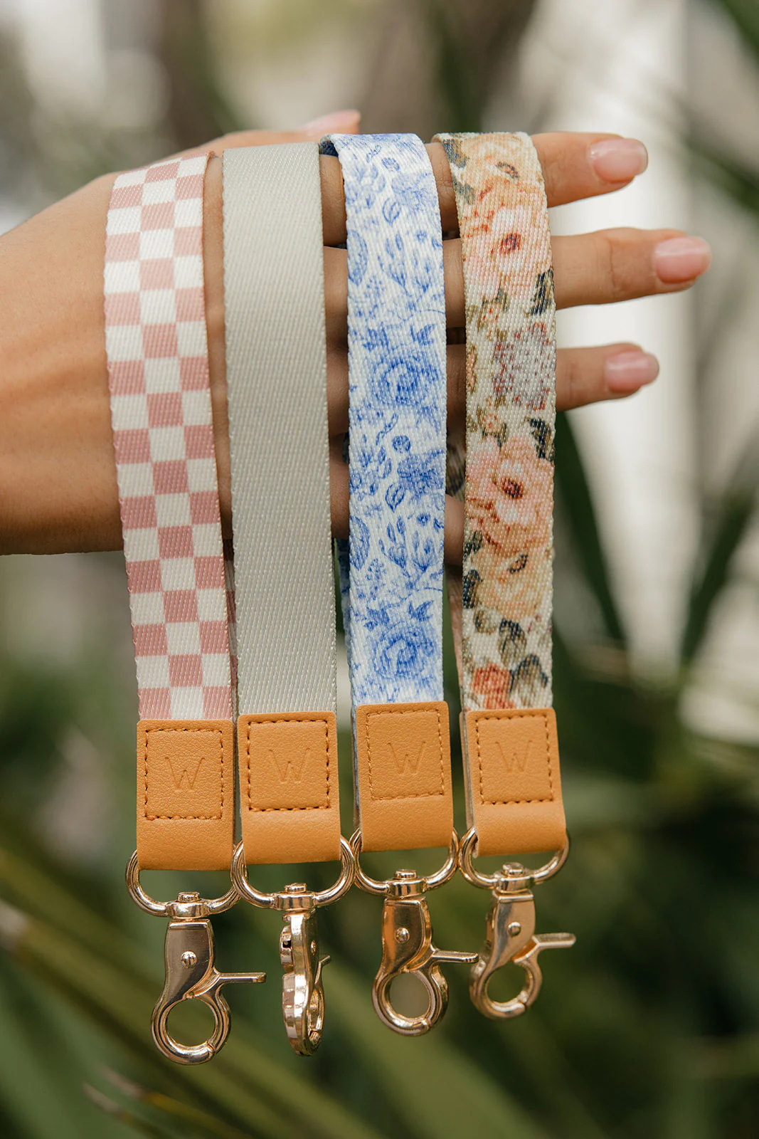 Blush Check Wrist Lanyard - Image 6